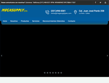 Tablet Screenshot of megasupplyperu.com